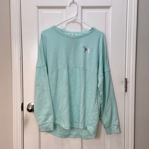 VS Pink Turquoise Top with Silver Design